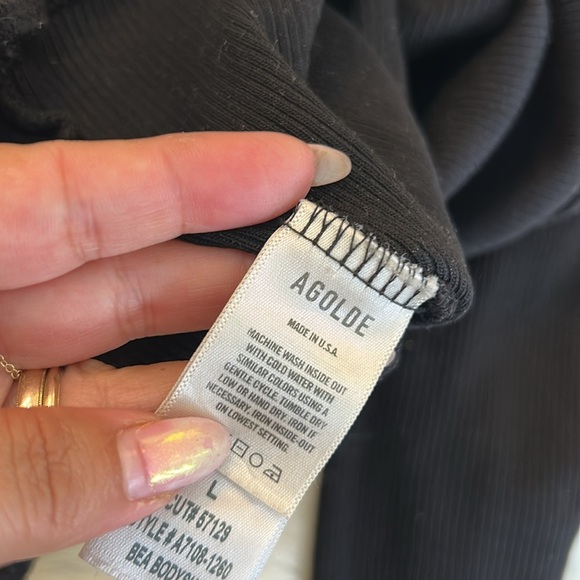 Agolde Classic Black Bodysuit - Picture 8 of 10